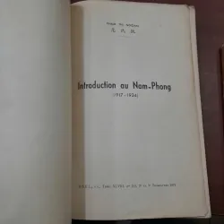 INTRODUCTION AU NAM PHONG ( 1917 - 1934 ) - PHẠM THỊ NGOẠN 994939