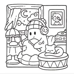 Tập tranh tô màu Little Spooky 160gsm 717633