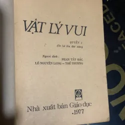 Vật lí vui, 2 tập, in năm 1977 927777