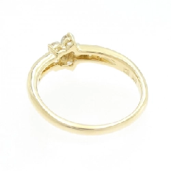 Nhẫn kim cương hoa K18YG 0.51CT 669713