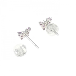 Bông tai Sapphire Bướm 750WG/K18WG 0.26CT - Hàng hiệu Chính hãng 864379