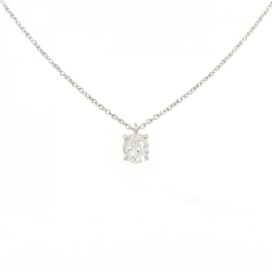 Dây chuyền kim cương PT900/PT850 0.383CT F SI2 cắt oval - Hàng hiệu Authentic