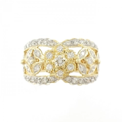 Nhẫn kim cương hoa K18YG/K18WG 0.50CT 668725