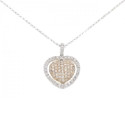 K18PG/K18WG Dây chuyền kim cương hình trái tim 1.07CT - Hàng hiệu Chính hãng 859225