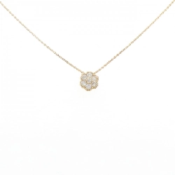 K18YG Hoa Kim Cương Dây Chuyền 0.15CT - Hàng hiệu Chính hãng