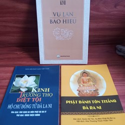 Kinh Vu Lan Báo Hiếu + Phật Đảnh Tôn Thắng Đà Ra Ni + Kinh Trường Thọ Diệt Tội