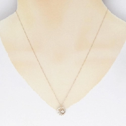 K18PG Mặt trăng Kim cương Dây chuyền 0.41CT - Hàng hiệu Chính hãng 867800