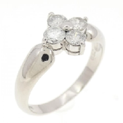 Nhẫn kim cương hoa PT900 0.52CT - Hàng hiệu Authentic