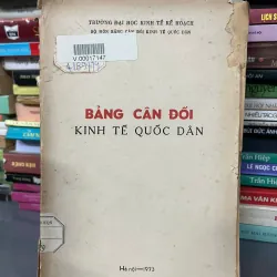 Bảng cân đối kinh tế quốc dân - Bộ môn Bảng cân đối kinh tế quốc dân (ĐH Kinh tế Kế hoạch)