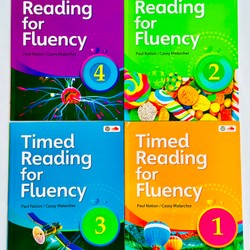 Bộ sách Timed reading for fluency (bộ 4 cuốn có file nghe)