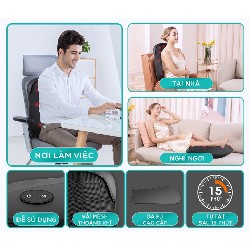 Đệm massage lưng, chân Kingtech 48649