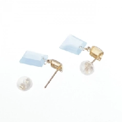 K10YG Chalcedony Bông tai - Hàng hiệu Chính hãng 868915