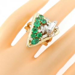 Nhẫn Ngọc Lục Bảo K18YG/PT900 1.46CT - Hàng hiệu Chính hãng 854263