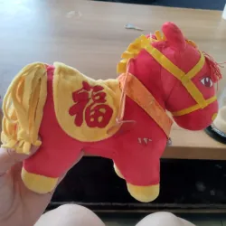 búp bê ngựa nhồi bông phong cách Trung Quốc. Hàng 2hand 996602