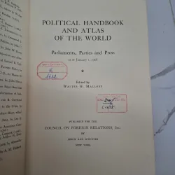 Political Handbook and Atlas of the World 1968 - Walter H. Mallory (Editor) 796864