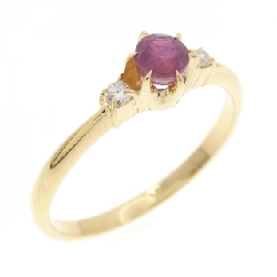 Nhẫn Ruby K18YG - Hàng hiệu Chính hãng