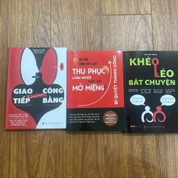 3 cuốn khéo léo bắt chuyện, giao tiếp không công bằng, thu phục lòng người khi mở miệng