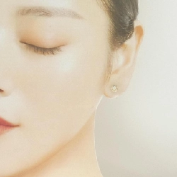 K18YG Bông tai kim cương 0.44CT - Hàng hiệu Chính hãng 867220