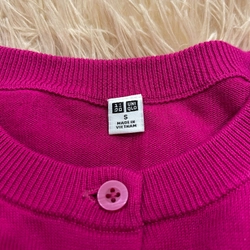 Áo Cardigan Uniqlo Chống Tia UV Cổ Tròn 536568