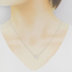 K18WG Dây chuyền kim cương hình trái tim 0.20CT - Hàng hiệu Chính hãng 858675