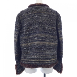 Áo khoác không cổ CHANEL - Hàng hiệu Authentic 824778