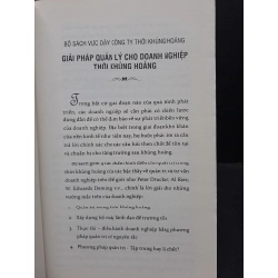 Quản trị trong thời khủng hoảng mới 80% lõi dư bìa, chóc gáy nhẹ 2012 HCM0107 Peter Drucker QUẢN TRỊ 177350