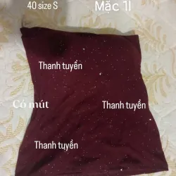 Áo ống có mút kim tuyến 1000060