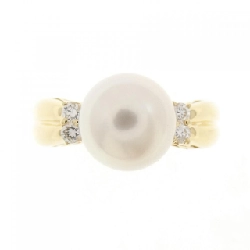 Nhẫn ngọc trai Akoya K18YG 8.2mm - Hàng hiệu Authentic 850045