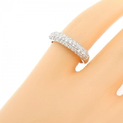 Nhẫn ngón út kim cương Pavé K18WG 0.40CT - Hàng hiệu Authentic 848704