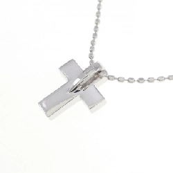 K18WG Dây chuyền kim cương hình chữ thập - Hàng hiệu Chính hãng 863917