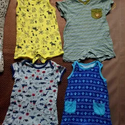 Body bé trai 3-6 tháng, vải mỏng mát. 1003299