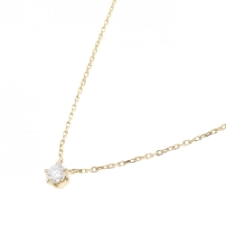 K18YG Solitaire Dây chuyền kim cương 0.39CT - Hàng hiệu Chính hãng 862445