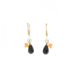 K18YG 2WAY Bông tai Mã não - Hàng hiệu Chính hãng