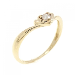 Nhẫn kim cương hình trái tim K18YG 0.06CT