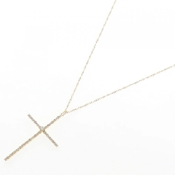 K18YG Dây chuyền kim cương chéo 0.35CT - Hàng hiệu chính hãng 847163