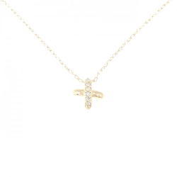 K18YG Dây chuyền kim cương - Hàng hiệu Authentic