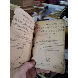 Dictionary French English English French - Keen - Crocker - Shuey - mới 70% ố rách trang - ENGLISH BOOKS - HCM0111