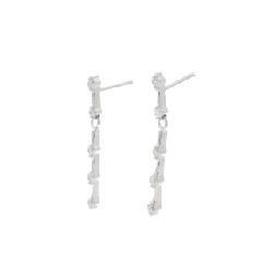 K18WG Bông tai kim cương 0.20CT - Hàng hiệu Chính hãng 868881