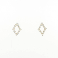 K18YG Bông tai kim cương 0.20CT - Hàng hiệu Chính hãng