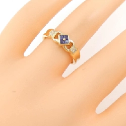 Nhẫn Sapphire K18YG 0.16CT 672003