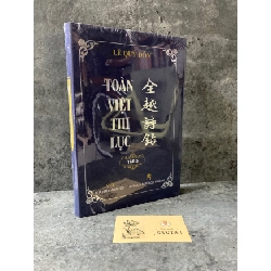 Toàn Việt Thi Lục tập 3 (bìa cứng)- Lê Quý Đôn -sách mới nguyên seal Sách văn học STB0302 Rebooks.vn