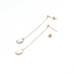 K18PG Amethyst Bông tai - Hàng hiệu Authentic 873326