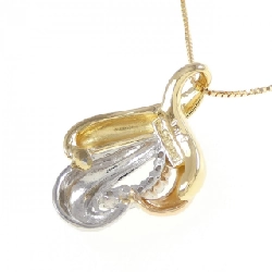 K18YG/PT900/K18PG Dây chuyền kim cương 0.10CT - Hàng hiệu Chính hãng 860715