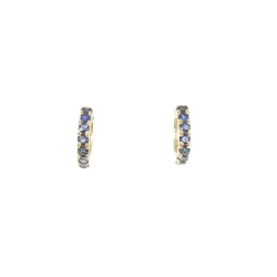 K18YG Sapphire Earrings - Hàng hiệu Authentic