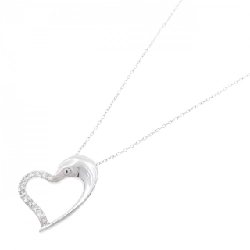 K18WG Dây chuyền kim cương hình trái tim 0.24CT - Hàng hiệu Chính hãng 861359