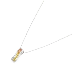 Dây chuyền Sapphire K18WG 0.65CT - Hàng hiệu Chính hãng 858470