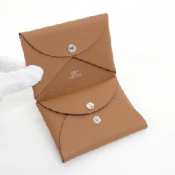 【Sản phẩm chưa sử dụng】Ví tiền Hermes Calvi Duo 085238CK 621501