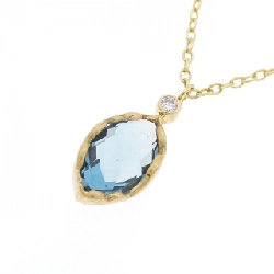 K18YG Blue Topaz Necklace - Hàng hiệu Authentic 862799