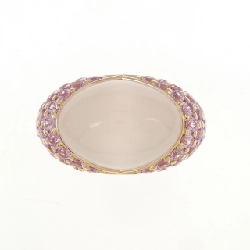 Nhẫn thạch anh hồng 750PG 9.28CT 671582