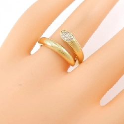 Nhẫn kim cương K18YG 0.10CT 673275